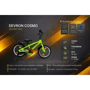 Bicicleta Copii Devron Cosmo - 16 Inch, Verde
