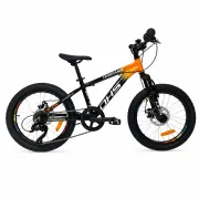 Bicicleta Copii Dhs Terrana 2023B, model 2026 - 20 Inch, Portocaliu-Negru