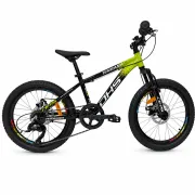 Bicicleta Copii Dhs Terrana 2023C, model 2026 - 20 Inch, Verde-Negru
