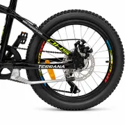 Bicicleta Copii Dhs Terrana 2023C, model 2026 - 20 Inch, Verde-Negru