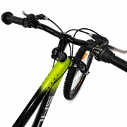 Bicicleta Copii Dhs Terrana 2023B, model 2026 - 20 Inch, Negru-Verde