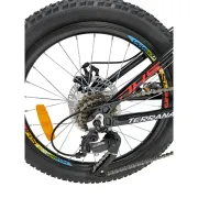 Bicicleta Copii Dhs Terrana 2023B, model 2026 - 20 Inch, Rosu-Negru