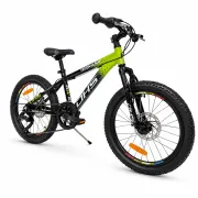Bicicleta Copii Dhs Terrana 2023D, model 2026 - 20 Inch, Verde-Negru