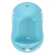 Cadita baie bebelusi Moni Lilly, design ergonomic si usor de curatat, Albastru