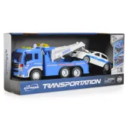 Camion de tractare de jucarie cu masina inclusa WY570E