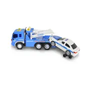 Camion de tractare de jucarie cu masina inclusa WY570E