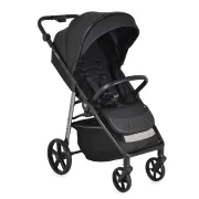 Carucior sport pentru copii Cangaroo Ace, pliabil compact, suspensie integrala, 0-4 ani, pana la 22 kg, Negru