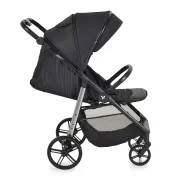 Carucior sport pentru copii Cangaroo Ace, pliabil compact, suspensie integrala, 0-4 ani, pana la 22 kg, Negru