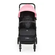 Carucior sport de vara pentru copii Moni Colibri, pliabil compact, 6 luni+, pana la 15 kg, Roz/Negru