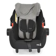 Cos auto tip scoica pentru bebelusi, Cangaroo Multi, 40-86 cm, 0-1.5 ani, siguranta si confort in masina, Gri