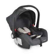 Cos auto tip scoica pentru bebelusi, Cangaroo Trio, 40-86 cm, 0-1,5 ani, siguranta si confort in masina, Gri/Bej