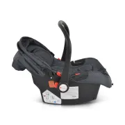 Cos auto tip scoica pentru bebelusi, Cangaroo Trio 40-86 cm, siguranta si confort in masina, Negru