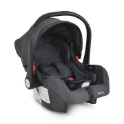Cos auto tip scoica pentru bebelusi, Cangaroo Trio 40-86 cm, siguranta si confort in masina, Negru