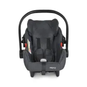 Cos auto tip scoica pentru bebelusi, Cangaroo Trio 40-86 cm, siguranta si confort in masina, Negru