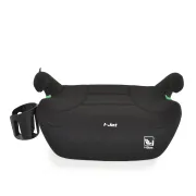 Inaltator auto copii Cangaroo I-Jet 125-150 cm, 6-12 ani, siguranta si confort in masina, Negru