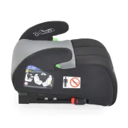 Inaltator auto copii Cangaroo Monza 125-150 cm, 6-12 ani, siguranta si confort in masina, Negru/Gri