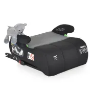 Inaltator auto copii Cangaroo Monza 125-150 cm, 6-12 ani, siguranta si confort in masina, Negru/Gri