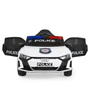 Masinuta electrica Audi RS e-tron Police pentru copii Moni, Alb