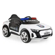 Masinuta electrica Audi RS e-tron Police pentru copii Moni, Alb