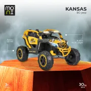 Masinuta electrica SUV pentru copii Moni BO Kansas Portocaliu