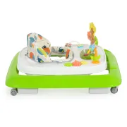 Premergator pentru bebelusi Moni Forest, centru de activitati, inaltime reglabila, Verde
