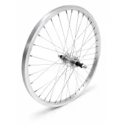 Roata spate LYRA 20", Silver, CNC, Spite Nichelate, Butuc Viteza 36H