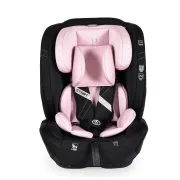 Scaun auto copii Cangaroo START 76-150 cm, 1-12 ani, siguranta si confort in masina, Negru/Roz