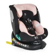 Scaun auto copii Cangaroo Serengeti 40-150 cm, 0-12 ani, siguranta si confort in masina, Roz/Negru