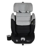 Scaun auto copii Cangaroo Falcon 76-150 cm, 1-12 ani, siguranta si confort in masina, Gri/Negru