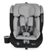 Scaun auto copii Cangaroo Falcon 76-150 cm, 1-12 ani, siguranta si confort in masina, Gri/Negru