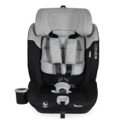 Scaun auto copii Cangaroo Falcon 76-150 cm, 1-12 ani, siguranta si confort in masina, Gri/Negru