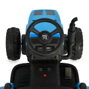 Tractor electric pentru copii Moni Dallas cu remorca, Albastru
