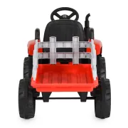Tractor electric pentru copii Moni Dallas cu remorca, Rosu