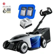 Masina de tuns gazonul autopropulsata Litheli EasySurge U20LM01 Brushless, 2x20V, 2 acumulatori 4Ah inclusi, latime taiere 430 mm