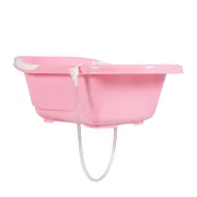 Cadita baie bebelusi Moni Lilly, design ergonomic si usor de curatat, Roz