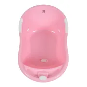 Cadita baie bebelusi Moni Lilly, design ergonomic si usor de curatat, Roz