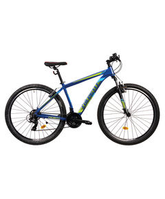 Bicicleta MTB Colinelli COL23, Marimea L, 29 inch, Albastru, Schimbator Shimano ST-EF500, 21 Viteze, Cadru Aluminiu, Frane V - Brake, Culoare produs: Albastru, Marime produs: L