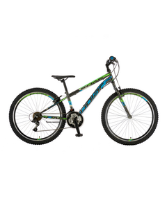 Bicicleta Mtb Polar Sonic - 26 Inch, Gri-Verde-Albastru, Culoare produs: Gri/Verde/Albastru