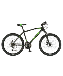 Bicicleta Mtb Polar Wizard 2.0 - 26 inch, S-M, Negru-Verde, Culoare produs: Negru/Verde, Marime produs: S-M