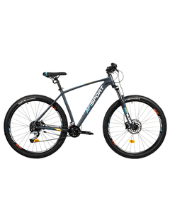 Bicicleta Mtb Afisport M5 - 29 Inch, XL, Gri, Culoare produs: Gri, Marime produs: XL