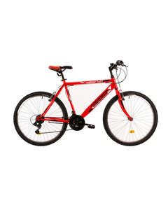 Bicicleta Mtb Dhs 2603 - 26 Inch, 430 mm, Rosu, Culoare produs: Rosu, Marime produs: S