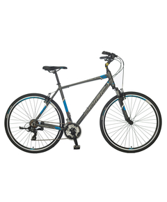 Bicicleta Trekking Polar Helix - 28 Inch, L, Gri-Albastru, Culoare produs: Gri/Albastru, Marime produs: L