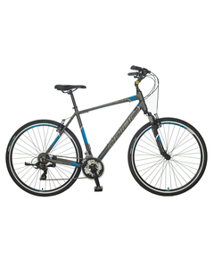 Bicicleta Trekking Polar Helix - 28 Inch, XL, Gri-Albastru, Culoare produs: Gri/Albastru, Marime produs: XL