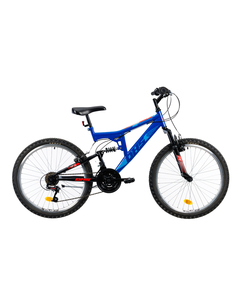 Bicicleta Copii Dhs Terrana 2441 - 24 Inch, Albastru, Culoare produs: Albastru