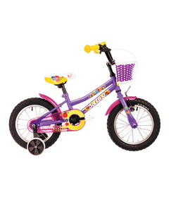 Bicicleta Copii Dhs 1402 2022 - 14 Inch, Mov, Culoare produs: Mov