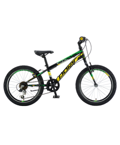 Bicicleta Copii Polar Sonic - 20 Inch, Negru-Verde, Culoare produs: Negru/Verde