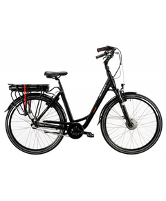 Bicicleta Electrica Devron 28124 - 28 Inch, L, Negru Mat, Culoare produs: Negru, Marime produs: L