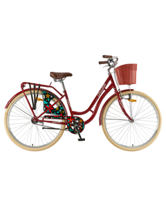 Bicicleta Oras Polar Grazia Bordo 1s - 28 inch, M, Rosu, Marime produs: M