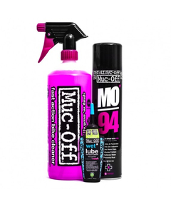 Muc-Off Wash Protect and Lube Kit (Wet Lube Version)