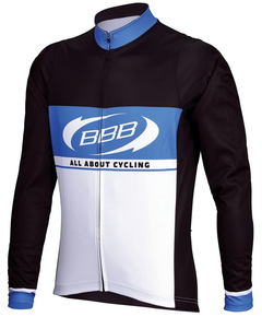 Bluza Ciclism BBB Team Jersey BBW-252, L, Negru/Albastru